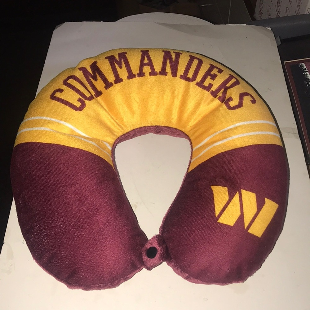 NFL Commanders Travel Neck Pillow